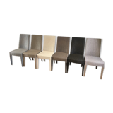 Vincent Sheppard's set of 6 chairs in Lloyd Loom