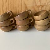 Vintage stoneware cups
