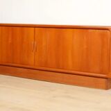 Vintage sideboard | 220 cm Dyrlund | 1960s | Tambour doors