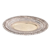 Vintage Silver-Plated Metal Basket for Bread or Fruit, 20th Century Table Service