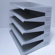 Industrial lacquered metal shelf, 1990s design