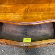 Vintage Louis XV commode in light solid wood, France 1920.