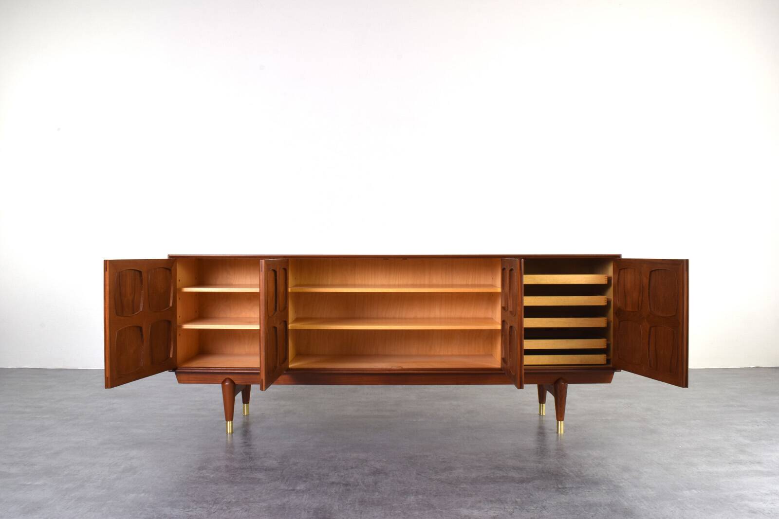 Mid-Century Teak Sideboard by Rolf Rastad & Adolf Relling for Gustav Bahus