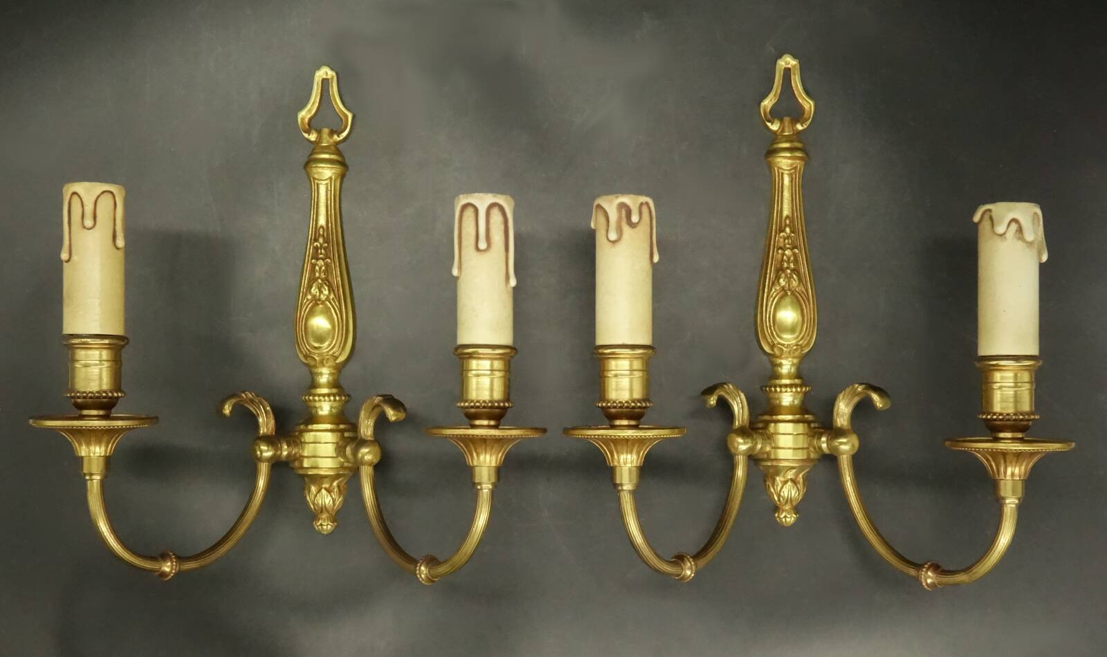 Pair of Louis XVI style wall lights