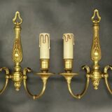 Pair of Louis XVI style wall lights