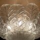 Plafonnier italien en verre de Murano blanc texturé, 6 feux