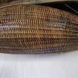 Suspension / large wicker basket