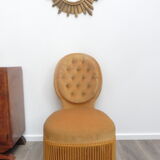 Gold low chair