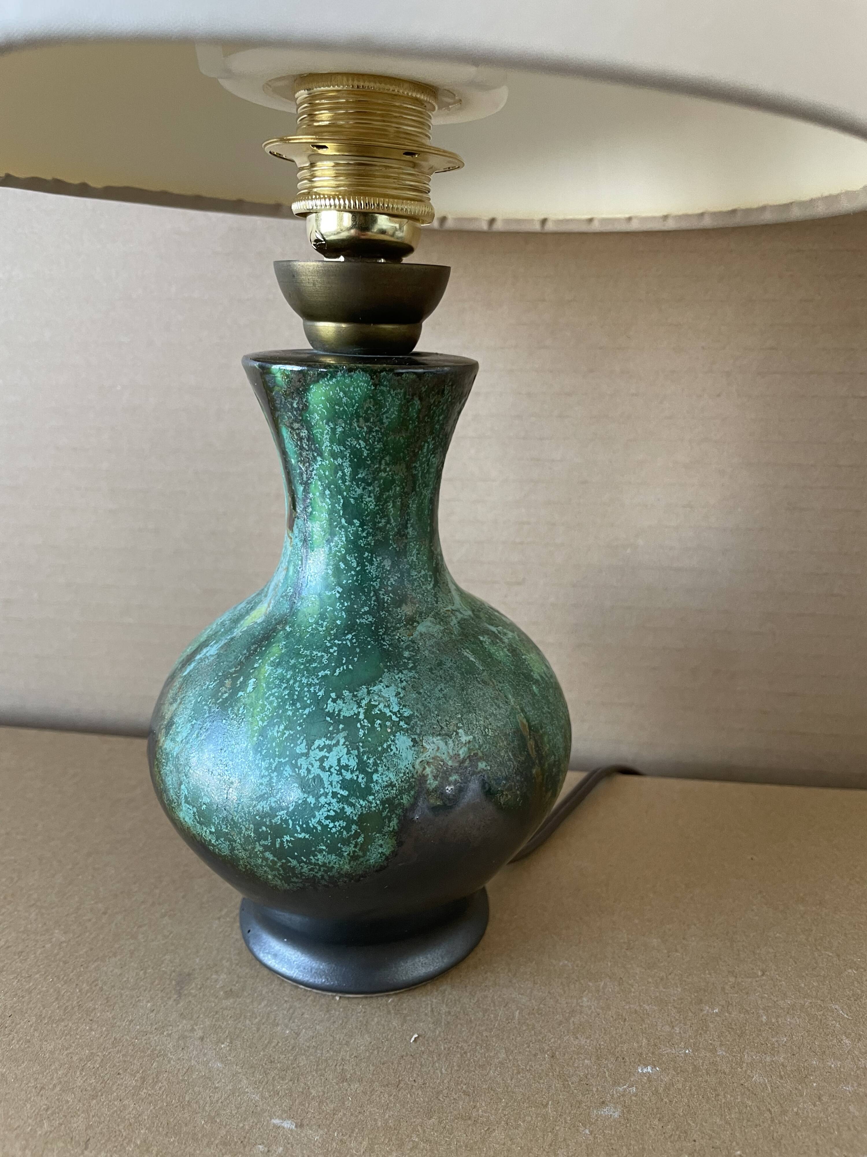 Old ceramic lamp