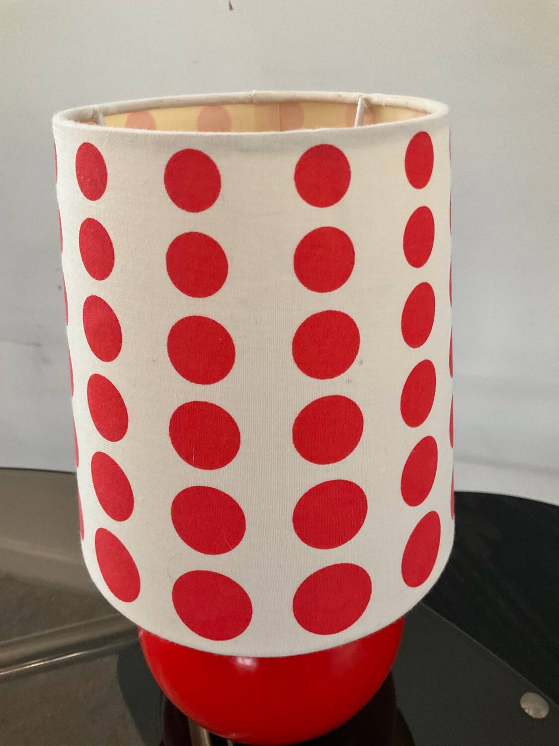 Vintage metal lamp from the 80s