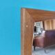 Teak mirror by Aksel Kjersgaard. Denmark 1965