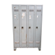 Grey metal industrial cloakroom