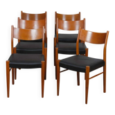 Suite de 6 chaises éditées par Consorzio Sedie Friuli, 1960