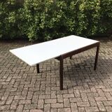 Extendable Pastoe dining table in wengé by Cees Braakman 1970s