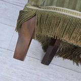 1960s, Danish 2-seater sofa, original furniture velour, beech wood.