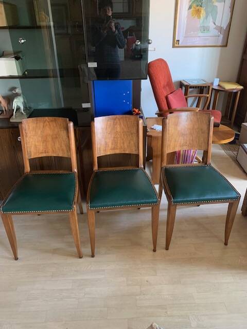 6 Art Deco style chairs