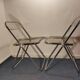Pair of Plia chairs by Giancarlo Piretti