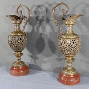 Paire d’aiguières en bronze, art nouveau – 1910