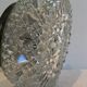 Ceiling lamp window in chiseled glass diamond tip of the 60s-70s