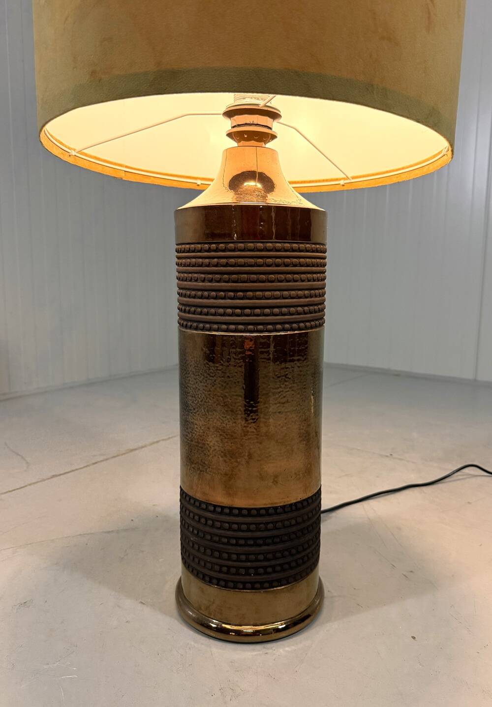 Bitossi large ceramic table lamp for Bergboms, Sweden 1960’s