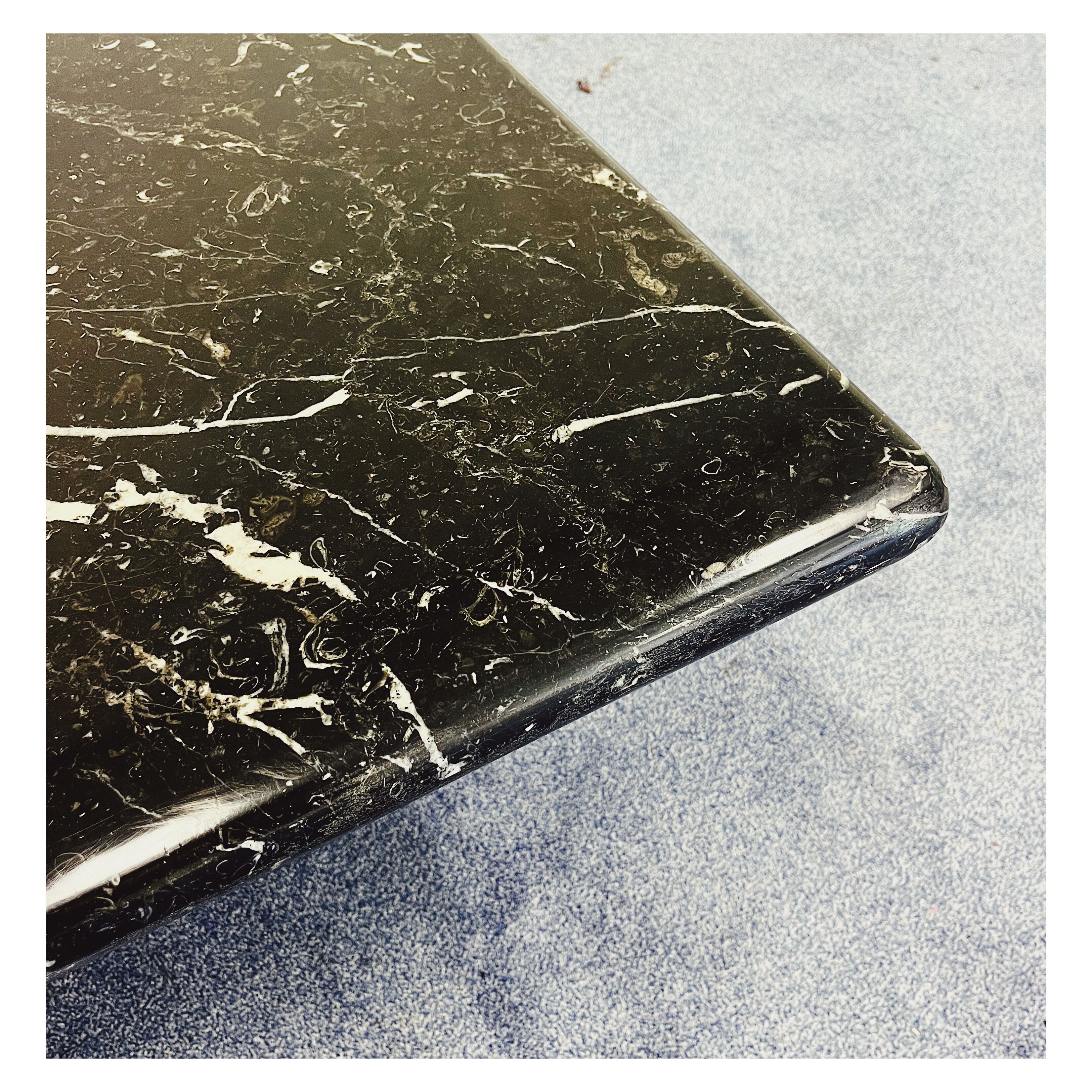 Marble Coffee Table Black