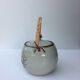 Vintage teapot wicker handle