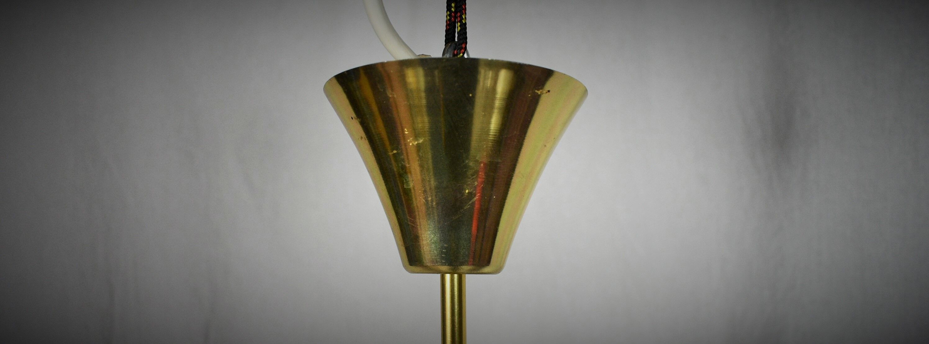 Midcentury Wood Chandelier, 1970s