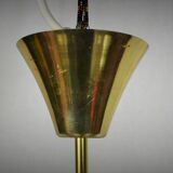 Midcentury Wood Chandelier, 1970s