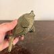 Vintage Articulated Ashtray Fish Golden Brass 1970