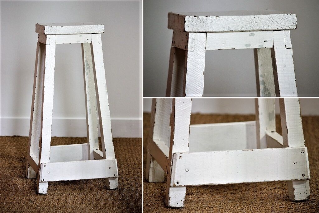 White barstool