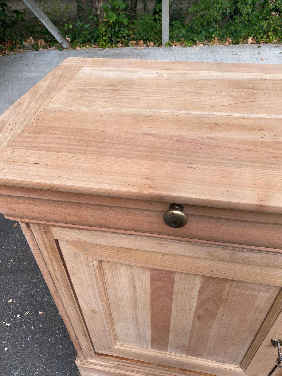 Louis Philippe stripped mahogany sideboard Vecchio Arredo Italy