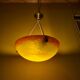 French pate verre hanging light from the 1910s 1920s