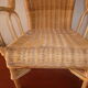 Armchair child vintage rattan wicker