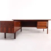 Bureau exécutif vintage avec buffet, Arne Vodder pour Sibast, années 1960