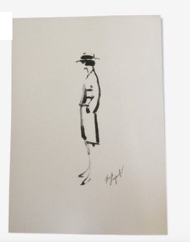 Stunning Chanel Illustration by Karl Lagerfeld
