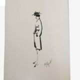 Stunning Chanel Illustration by Karl Lagerfeld