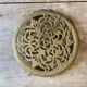 Vintage gilded brass trivet