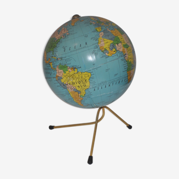 Globe terrestre Taride années 60