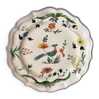 Gien Birds of Paradise Plate