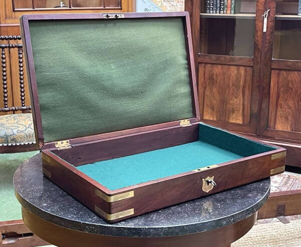 Coffret marine en acajou du 19ème