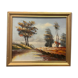 Painting on canvas