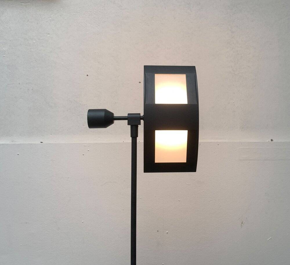 Italian postmodern tripod floor lamp by Lucitalia, 1980s.