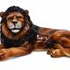 Lion statue ceramic