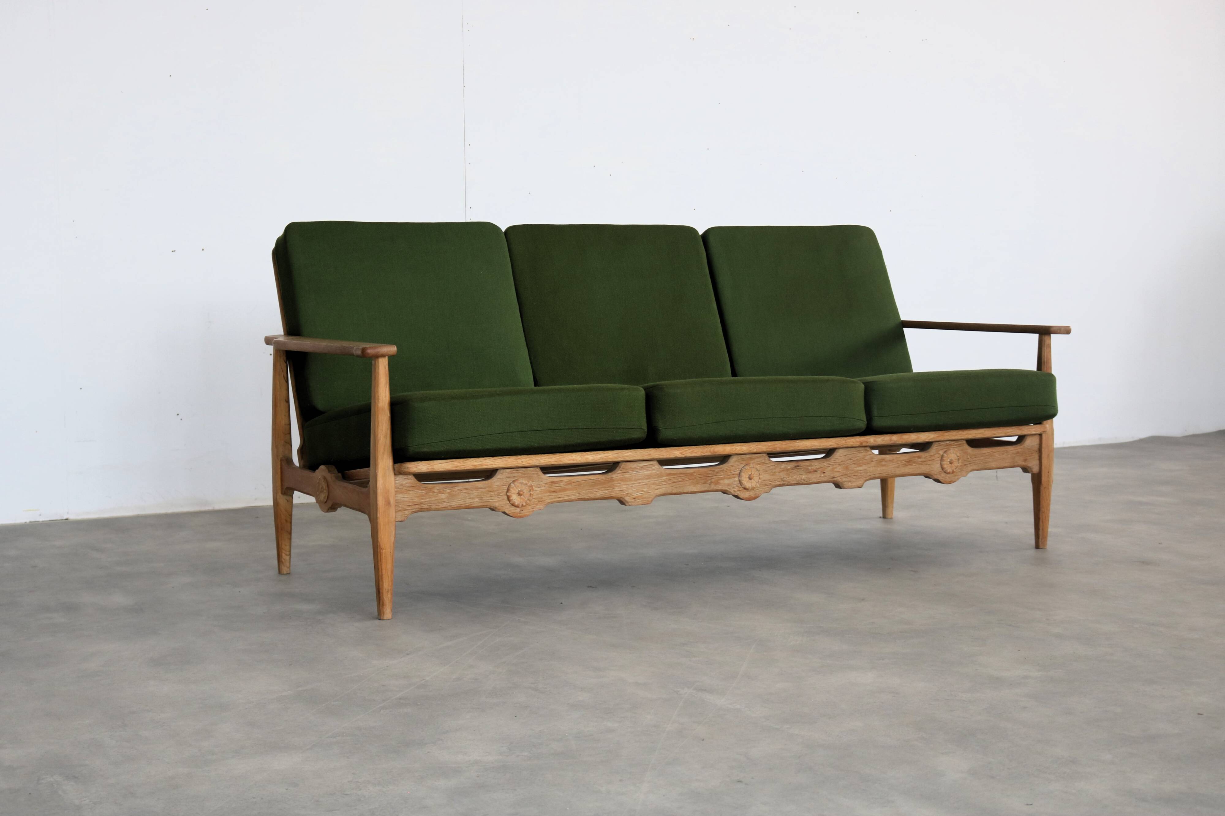 brutalist sofa | couch | 1960s | oak | Danish