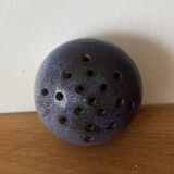 Vintage pretty little blue flower brooch signed