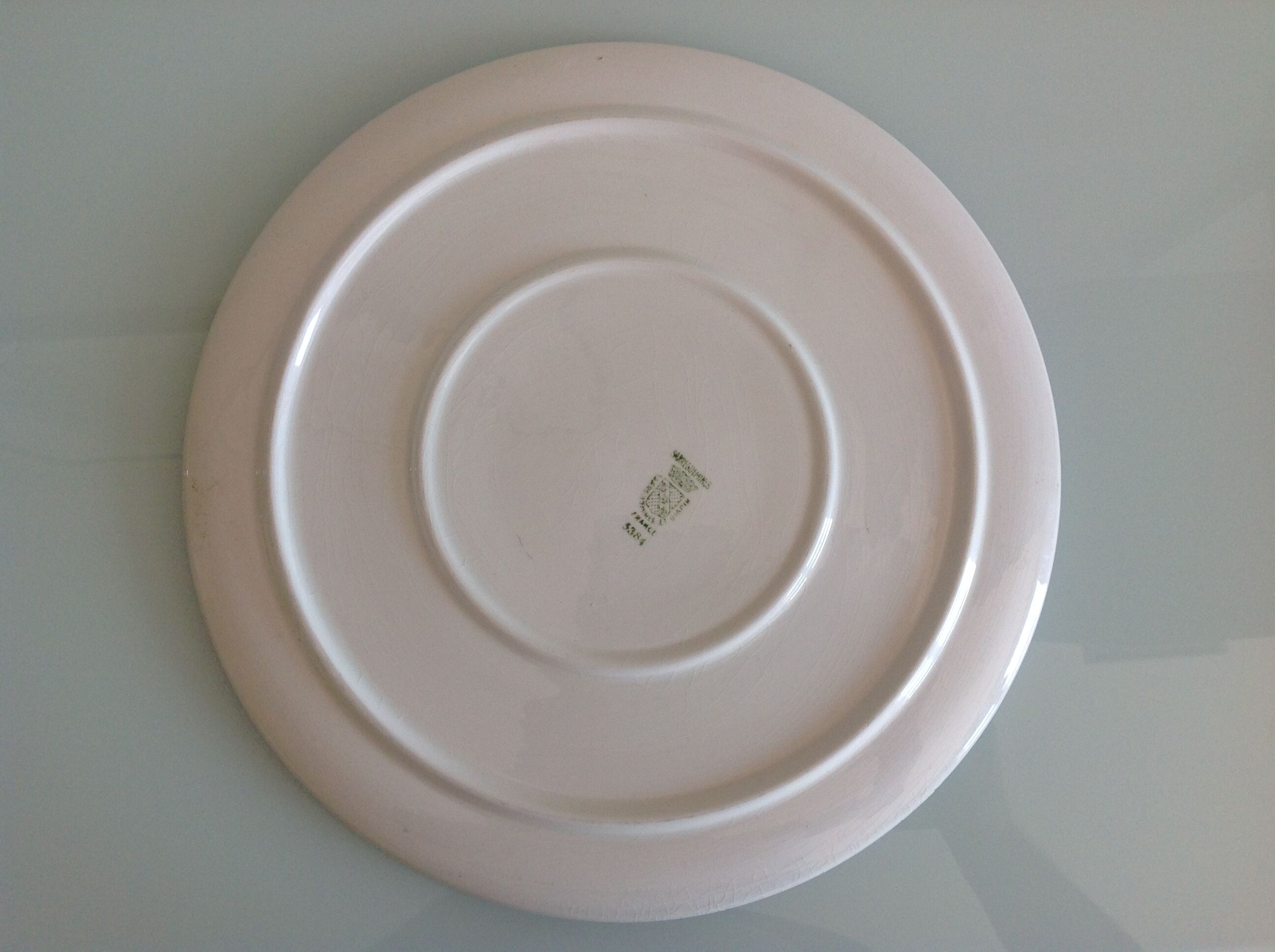 Tarte dish of Sarreguemines faienceries vintage 50s-60s