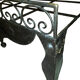 Oriental bench in wrought iron