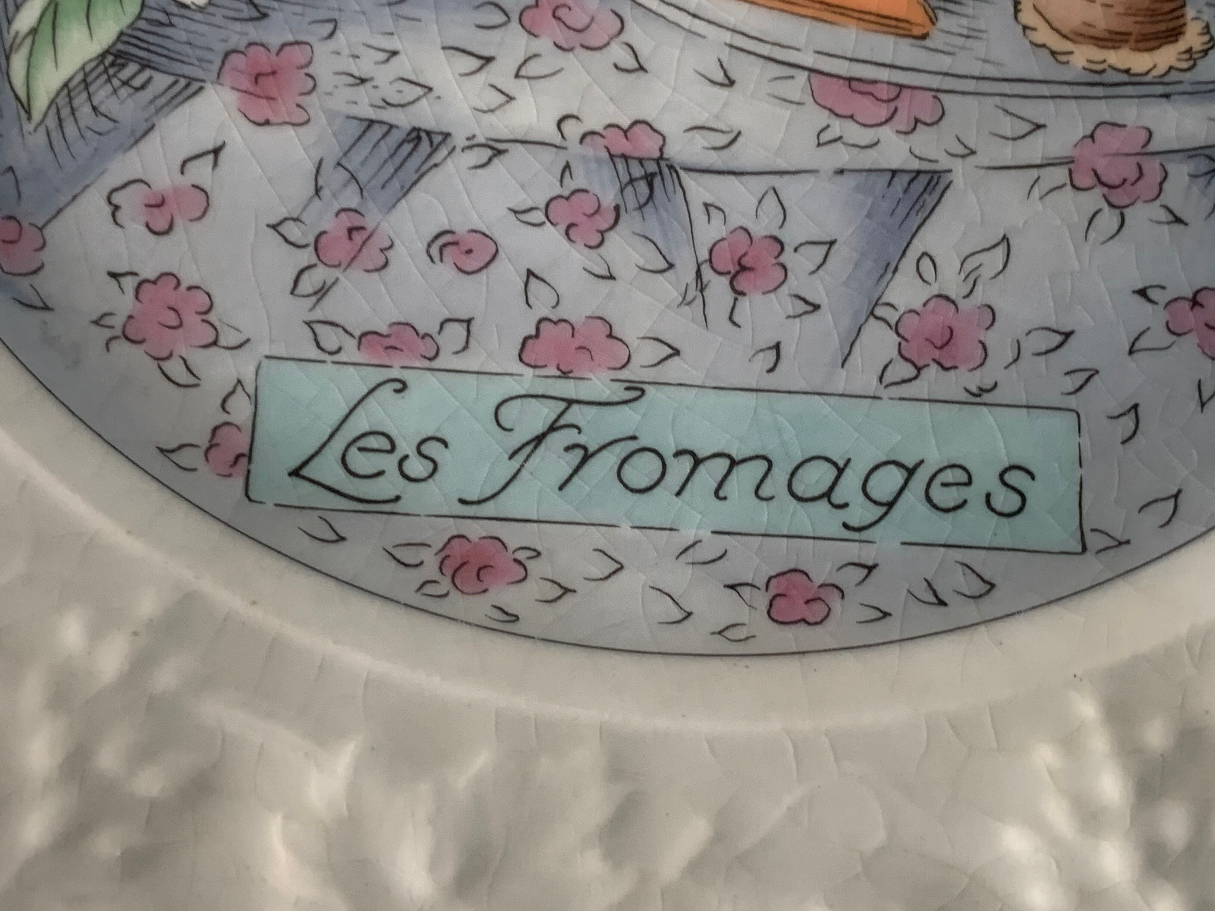 5 Gien Cheese Plates Marie-Pierre Boitard Flavours