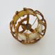 Louis Sognot rattan and bamboo wall light. 1950s