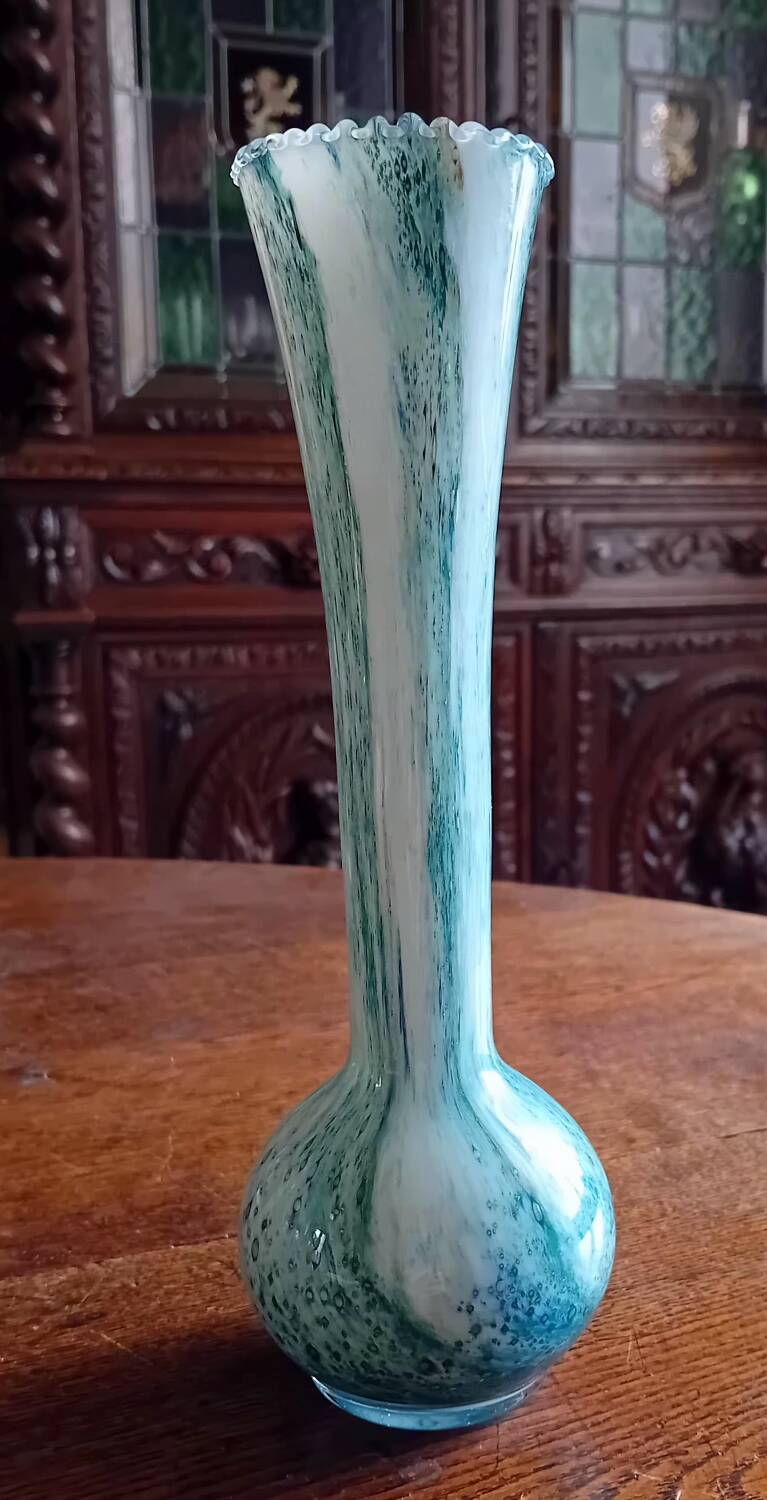 Murano Turquoise Vase from the 60s